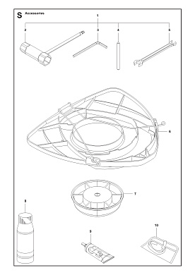 Запчасти аксессуары ACCESSORIES v2 Husqvarna 143R II