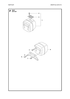 Глушитель MUFFLER 365SP