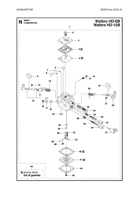 Карбюратор CARBURETOR 365SP