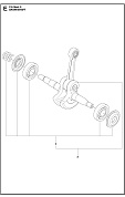 Коленвал CRANKSHAFT  135 Mark II