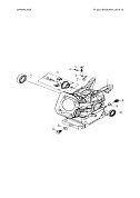 Запчасти картер CRANKCASE Husqvarna TF230 9670678-01