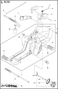 Запчасти Husqvarna 450 e II Топливный бак