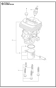 Цилиндр поршень CYLINDER PISTON	135 Mark II