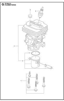 Цилиндр поршень CYLINDER PISTON	135 Mark II