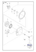 Запчасти стартер STARTER Husqvarna 143R II