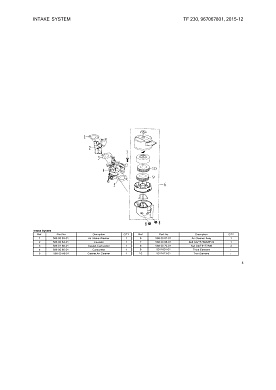 Запчасти карбюратор и воздушный фильтр INTAKE SYSTEM Husqvarna TF230 9670678-01