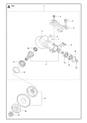 Запчасти шестерни GEARS Husqvarna 143R II