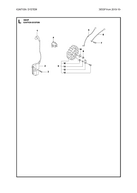 Система зажигания IGNITION SYSTEM 365SP