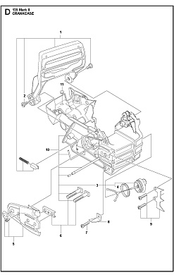 Картер CRANKCASE  135 Mark II