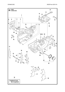 Картер CRANKCASE 365SP